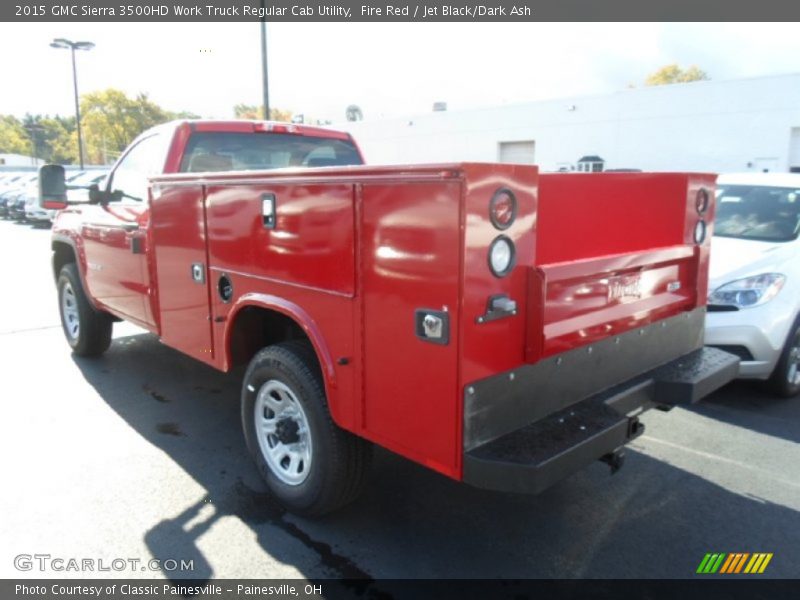 Fire Red / Jet Black/Dark Ash 2015 GMC Sierra 3500HD Work Truck Regular Cab Utility