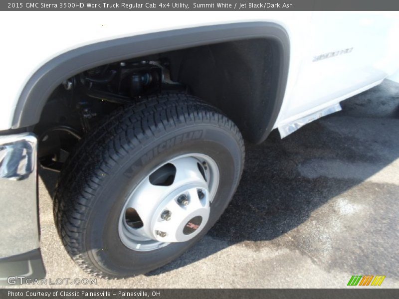 Summit White / Jet Black/Dark Ash 2015 GMC Sierra 3500HD Work Truck Regular Cab 4x4 Utility