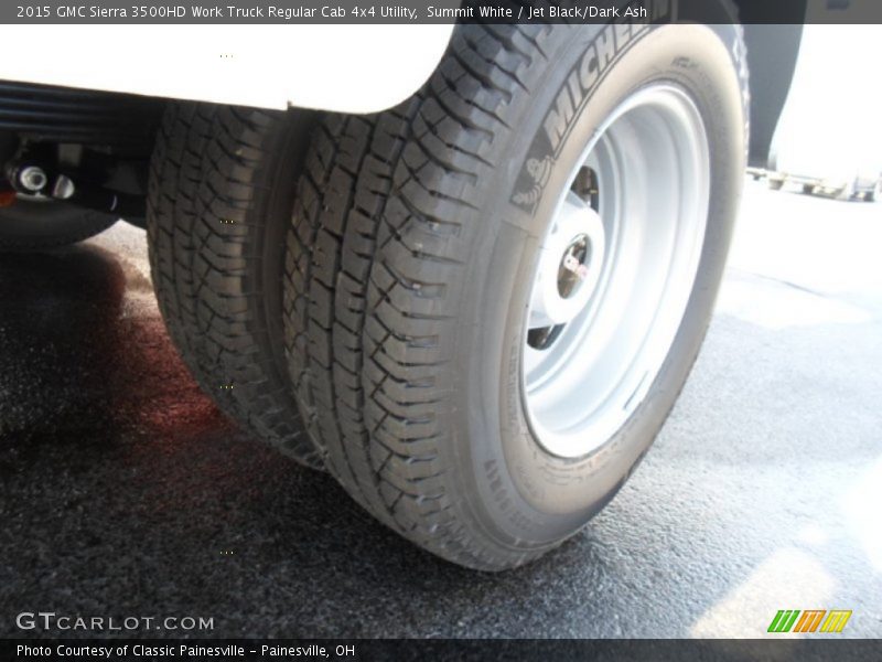 Summit White / Jet Black/Dark Ash 2015 GMC Sierra 3500HD Work Truck Regular Cab 4x4 Utility