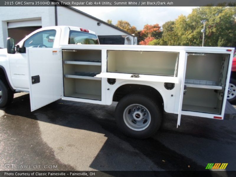 Summit White / Jet Black/Dark Ash 2015 GMC Sierra 3500HD Work Truck Regular Cab 4x4 Utility