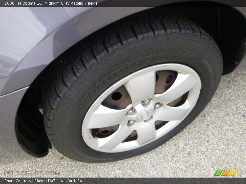 Midnight Gray Metallic / Beige 2008 Kia Optima LX