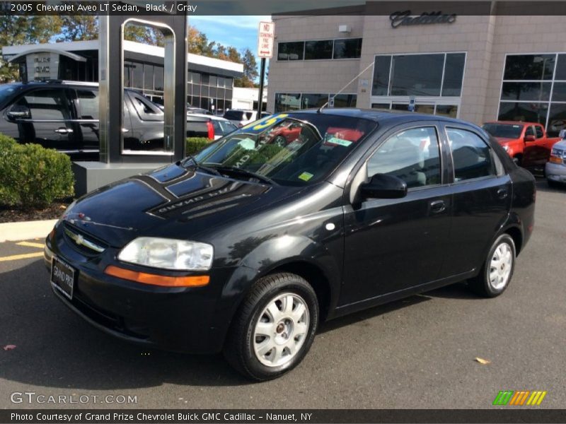 Black / Gray 2005 Chevrolet Aveo LT Sedan