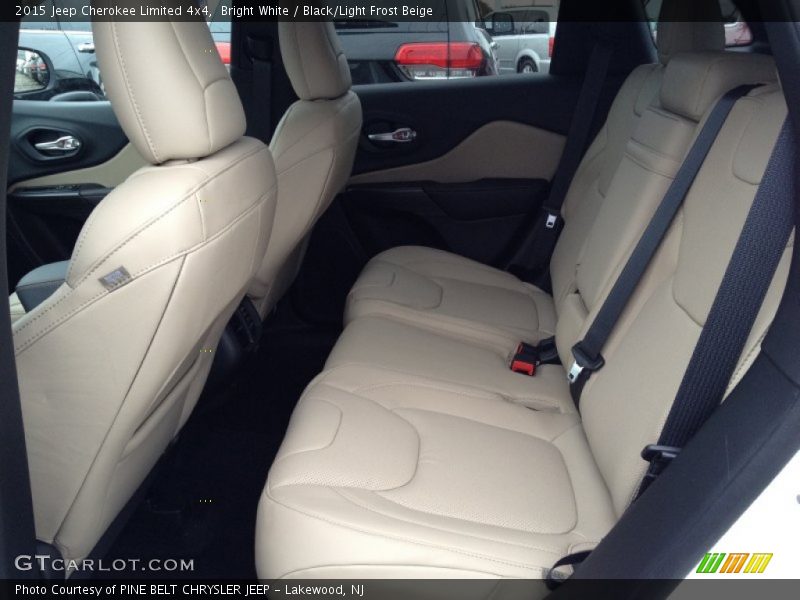 Rear Seat of 2015 Cherokee Limited 4x4
