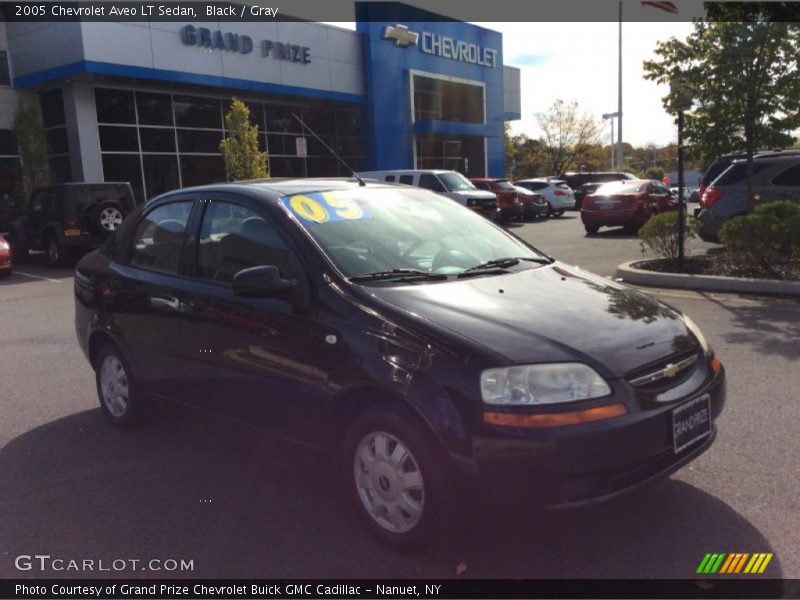 Black / Gray 2005 Chevrolet Aveo LT Sedan