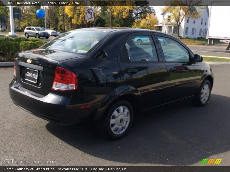 Black / Gray 2005 Chevrolet Aveo LT Sedan