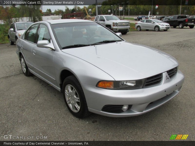 Sterling Silver Metallic / Gray 2003 Mitsubishi Galant ES