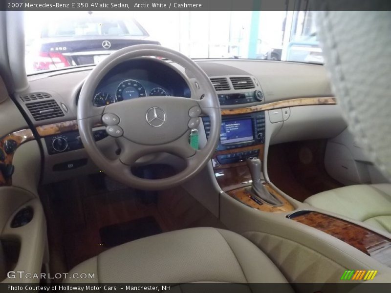Arctic White / Cashmere 2007 Mercedes-Benz E 350 4Matic Sedan