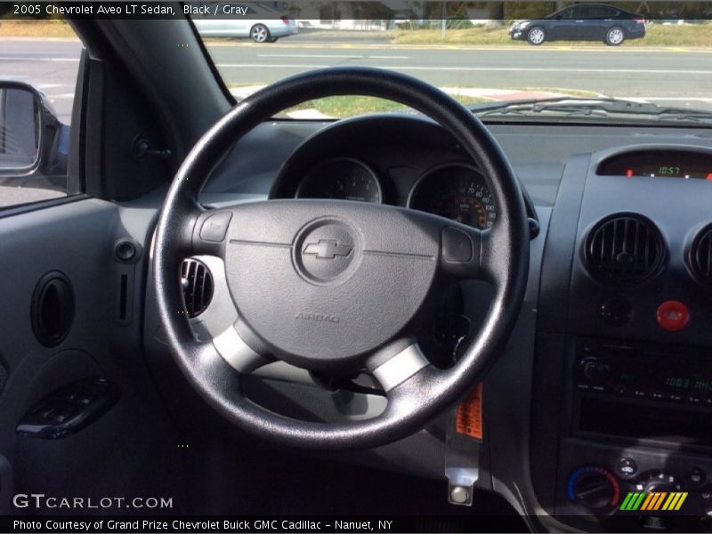 Black / Gray 2005 Chevrolet Aveo LT Sedan