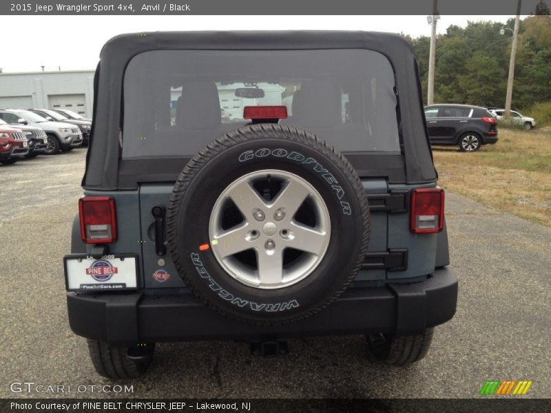 Anvil / Black 2015 Jeep Wrangler Sport 4x4