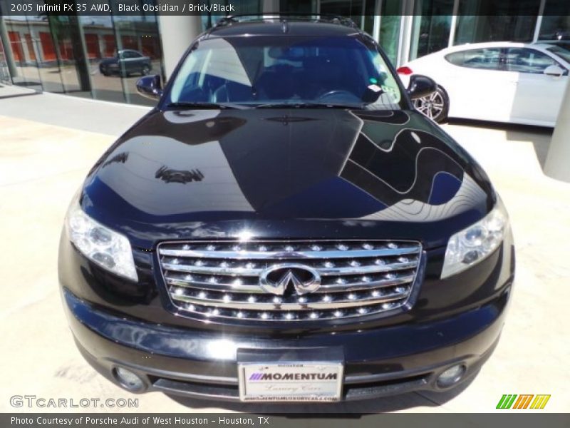 Black Obsidian / Brick/Black 2005 Infiniti FX 35 AWD