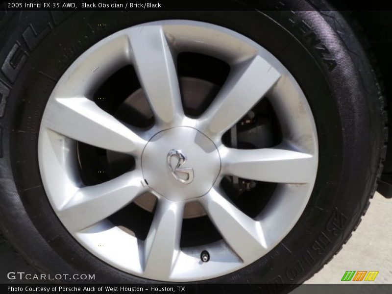 Black Obsidian / Brick/Black 2005 Infiniti FX 35 AWD