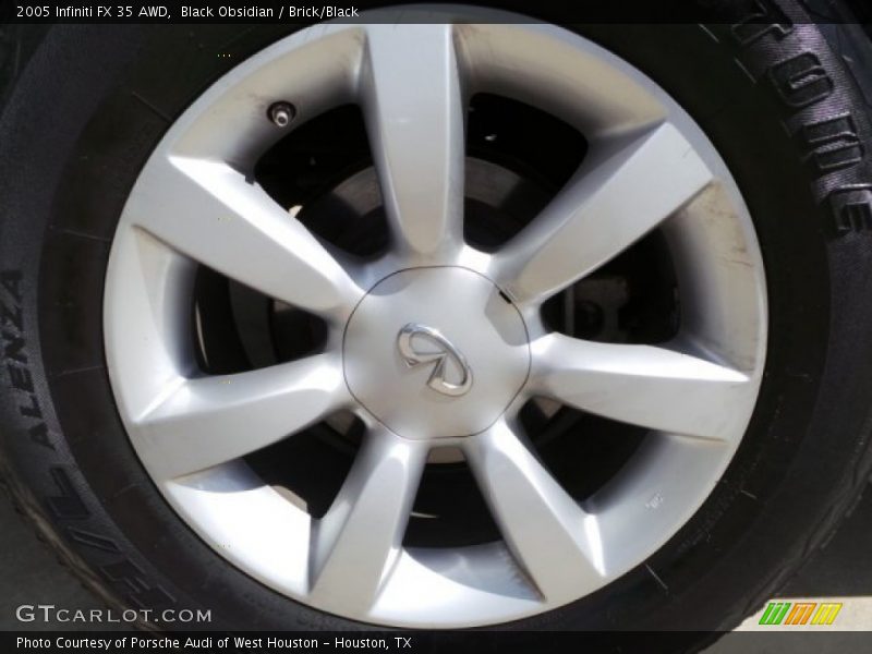 Black Obsidian / Brick/Black 2005 Infiniti FX 35 AWD