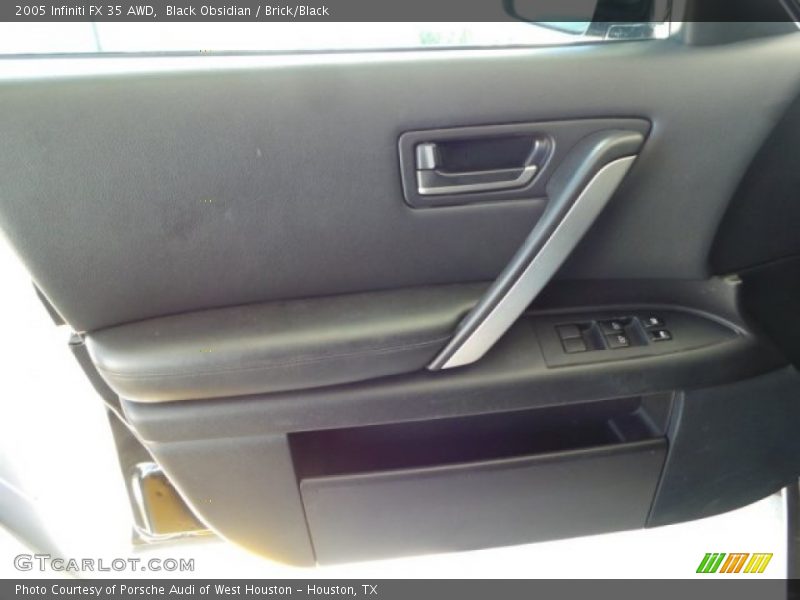 Black Obsidian / Brick/Black 2005 Infiniti FX 35 AWD