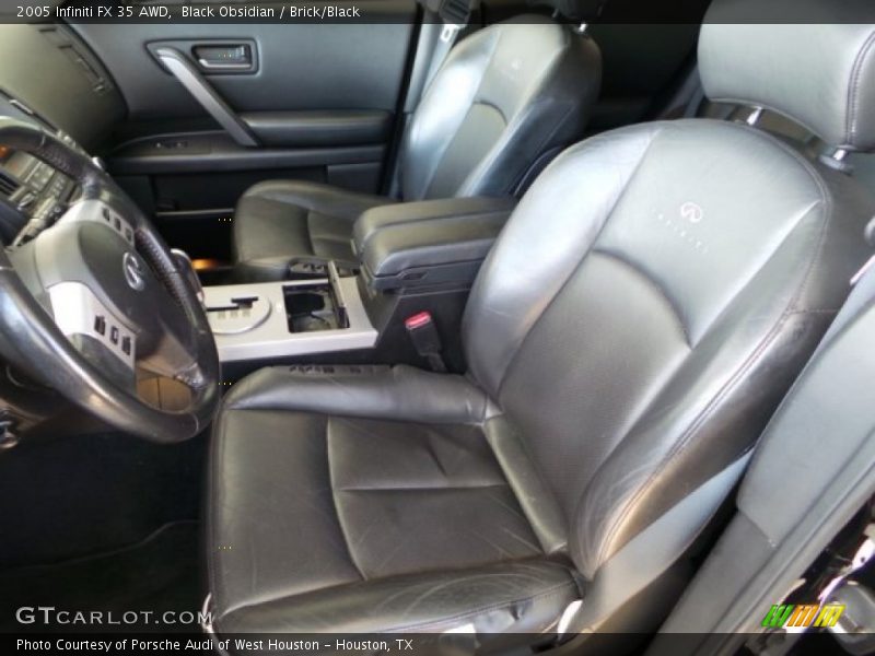 Black Obsidian / Brick/Black 2005 Infiniti FX 35 AWD