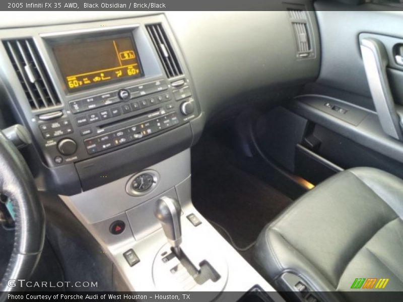 Black Obsidian / Brick/Black 2005 Infiniti FX 35 AWD