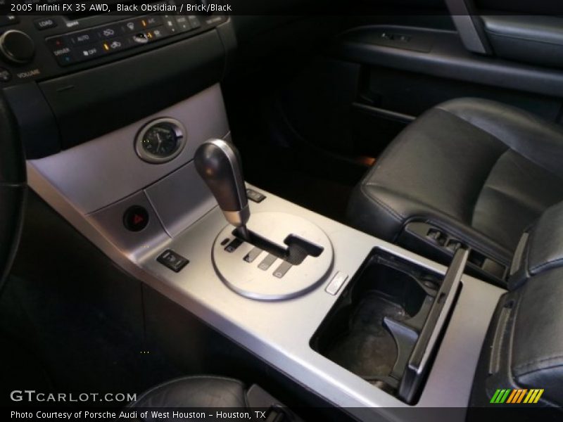 Black Obsidian / Brick/Black 2005 Infiniti FX 35 AWD