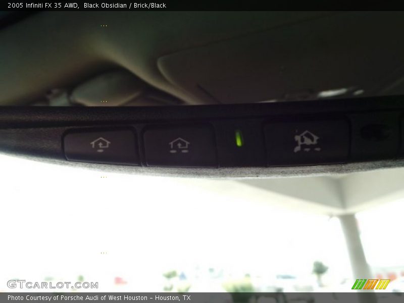 Black Obsidian / Brick/Black 2005 Infiniti FX 35 AWD