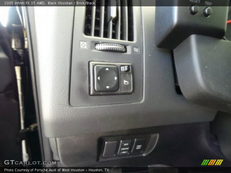 Black Obsidian / Brick/Black 2005 Infiniti FX 35 AWD