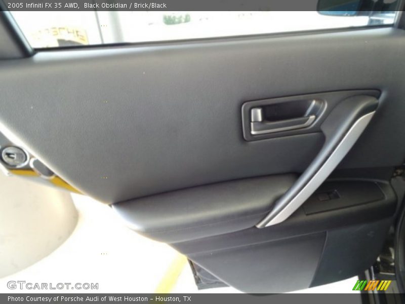 Black Obsidian / Brick/Black 2005 Infiniti FX 35 AWD