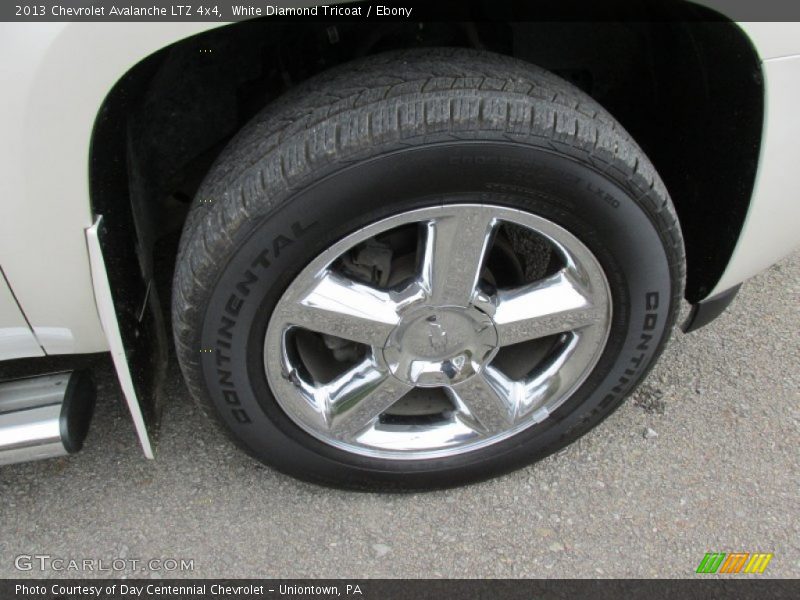 White Diamond Tricoat / Ebony 2013 Chevrolet Avalanche LTZ 4x4