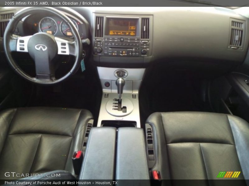 Black Obsidian / Brick/Black 2005 Infiniti FX 35 AWD