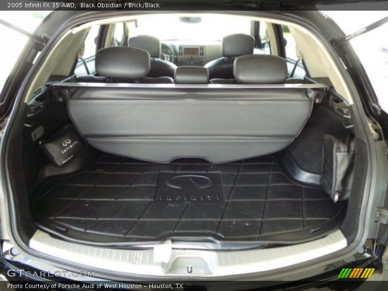 Black Obsidian / Brick/Black 2005 Infiniti FX 35 AWD