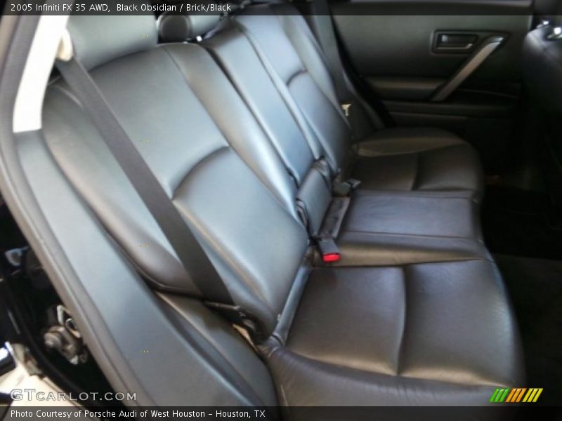 Black Obsidian / Brick/Black 2005 Infiniti FX 35 AWD