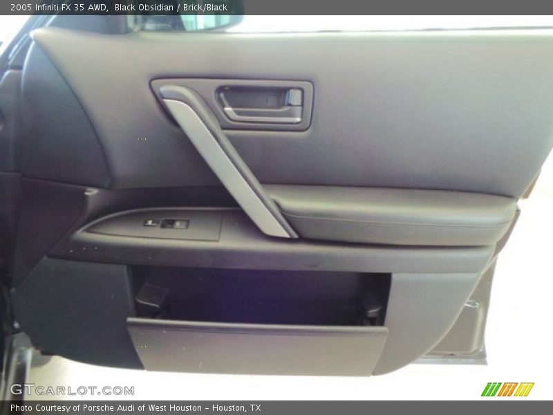 Black Obsidian / Brick/Black 2005 Infiniti FX 35 AWD