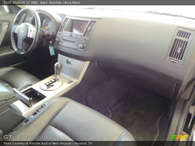 Black Obsidian / Brick/Black 2005 Infiniti FX 35 AWD