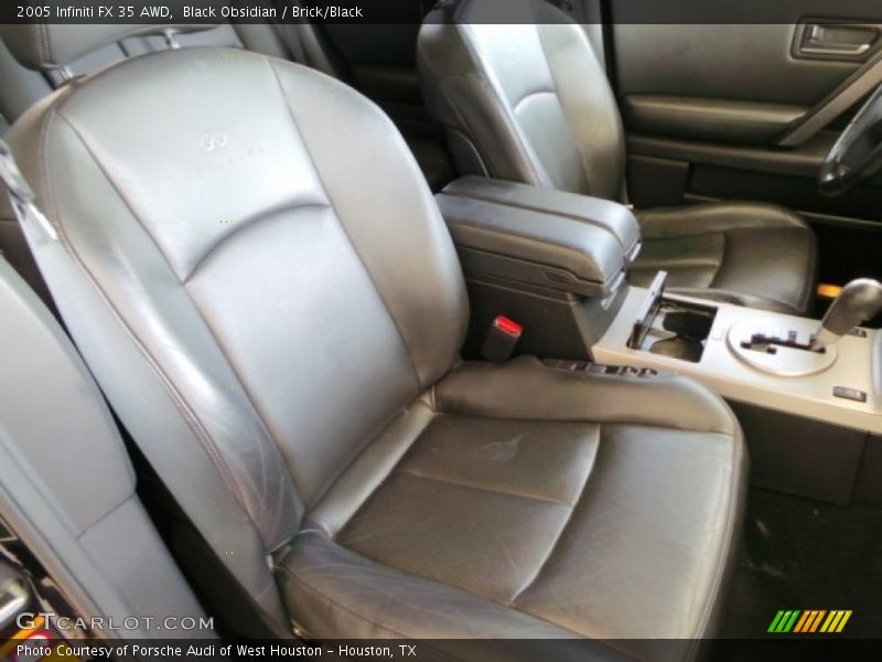 Black Obsidian / Brick/Black 2005 Infiniti FX 35 AWD