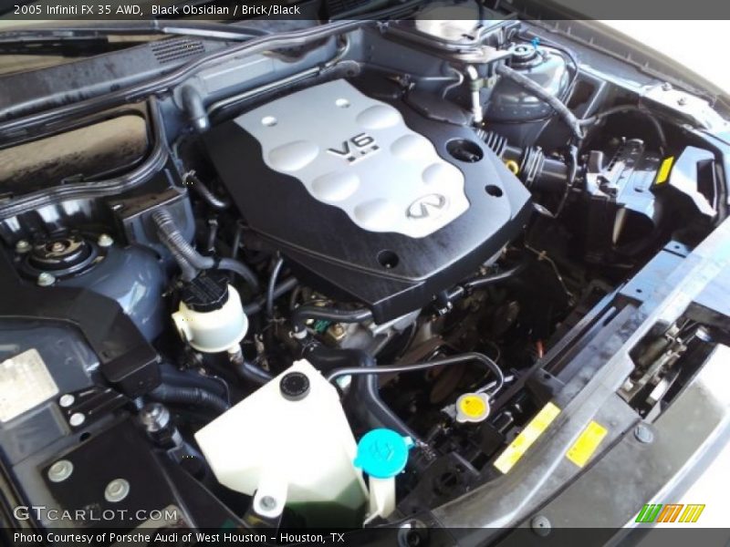 Black Obsidian / Brick/Black 2005 Infiniti FX 35 AWD