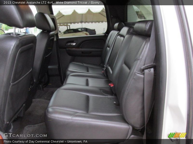 White Diamond Tricoat / Ebony 2013 Chevrolet Avalanche LTZ 4x4