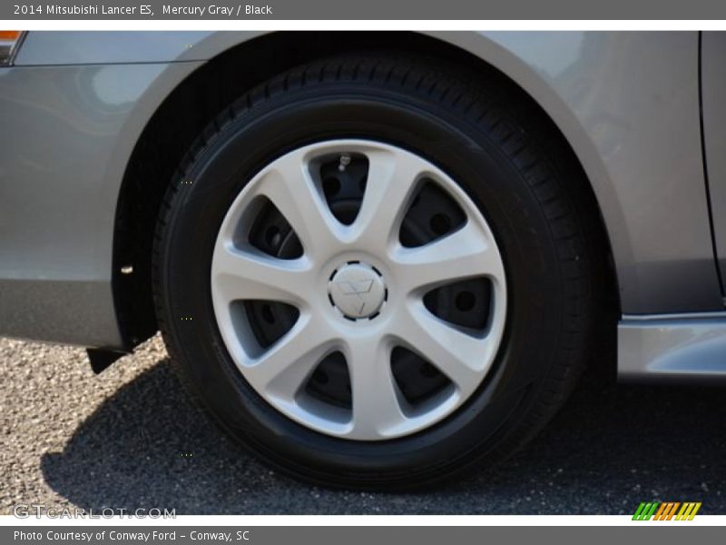 Mercury Gray / Black 2014 Mitsubishi Lancer ES