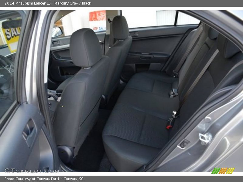 Mercury Gray / Black 2014 Mitsubishi Lancer ES
