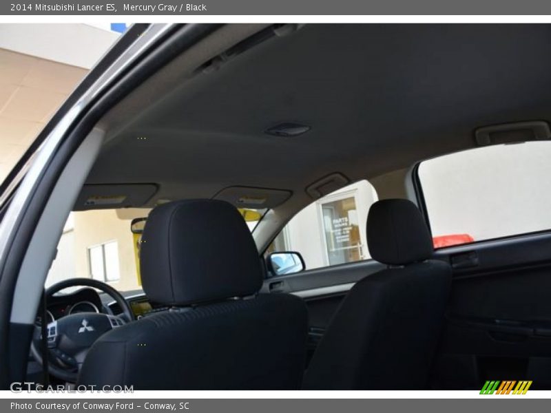 Mercury Gray / Black 2014 Mitsubishi Lancer ES