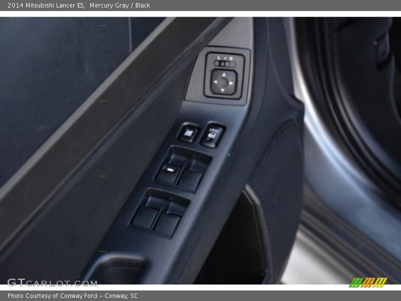 Mercury Gray / Black 2014 Mitsubishi Lancer ES