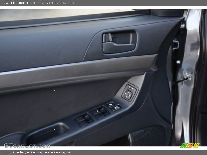 Mercury Gray / Black 2014 Mitsubishi Lancer ES