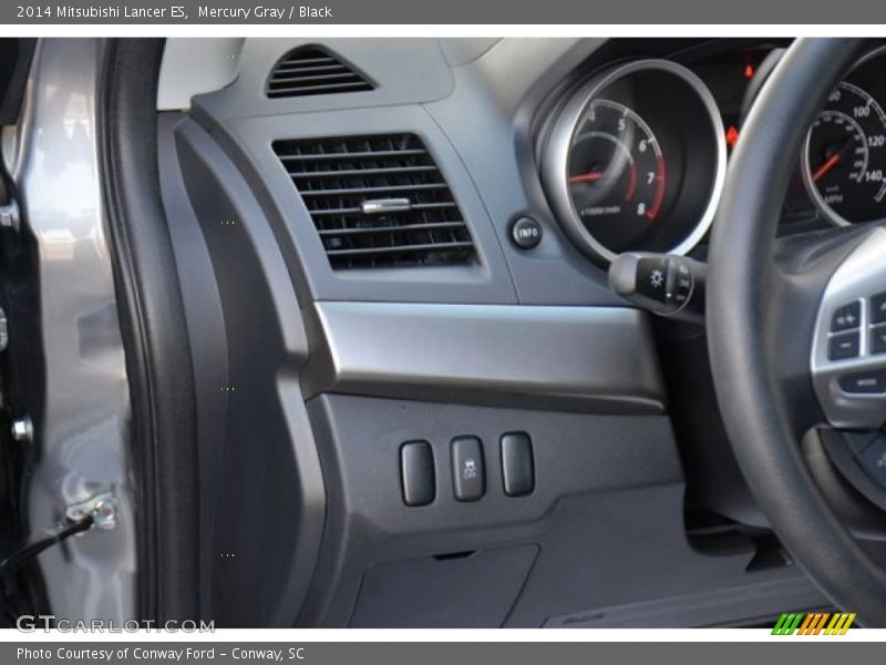 Mercury Gray / Black 2014 Mitsubishi Lancer ES