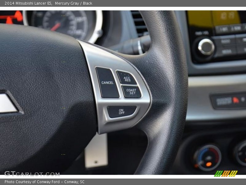 Mercury Gray / Black 2014 Mitsubishi Lancer ES