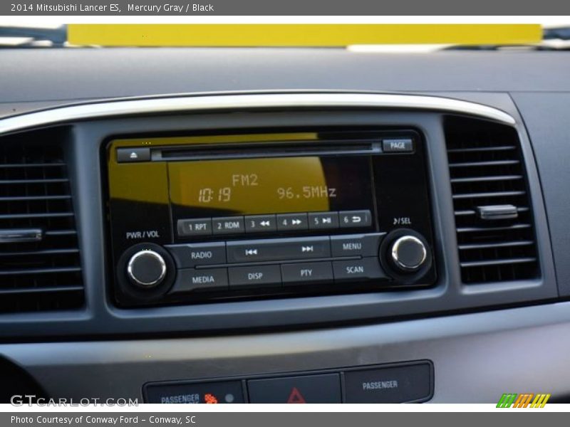 Mercury Gray / Black 2014 Mitsubishi Lancer ES