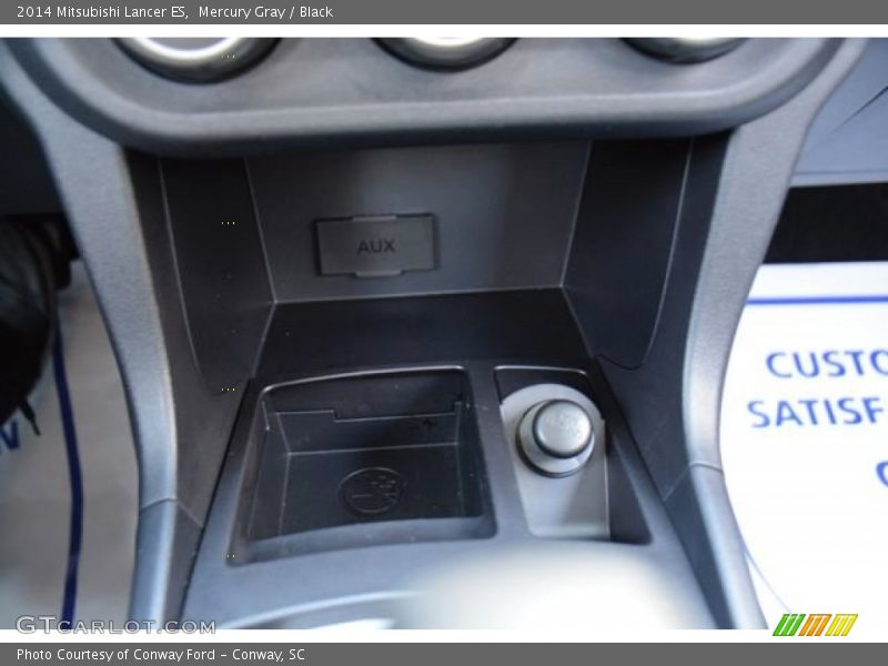 Mercury Gray / Black 2014 Mitsubishi Lancer ES