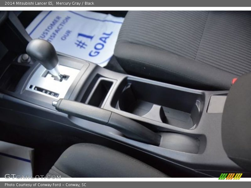 Mercury Gray / Black 2014 Mitsubishi Lancer ES