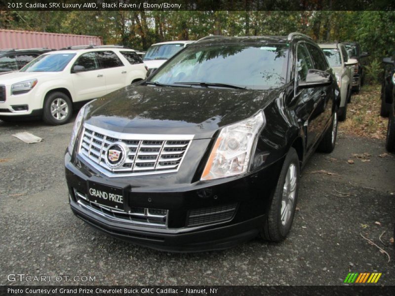 Black Raven / Ebony/Ebony 2015 Cadillac SRX Luxury AWD