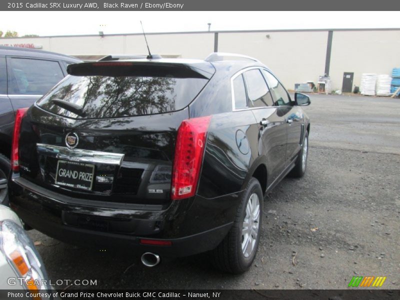 Black Raven / Ebony/Ebony 2015 Cadillac SRX Luxury AWD