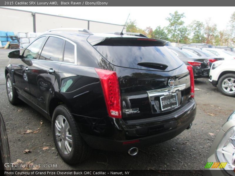 Black Raven / Ebony/Ebony 2015 Cadillac SRX Luxury AWD