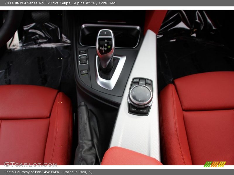 Alpine White / Coral Red 2014 BMW 4 Series 428i xDrive Coupe