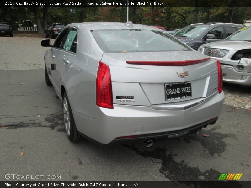 Radiant Silver Metallic / Jet Black/Jet Black 2015 Cadillac ATS 2.0T Luxury AWD Sedan