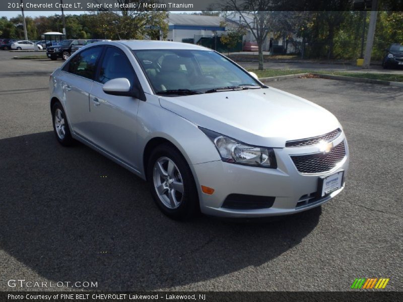 Silver Ice Metallic / Medium Titanium 2014 Chevrolet Cruze LT