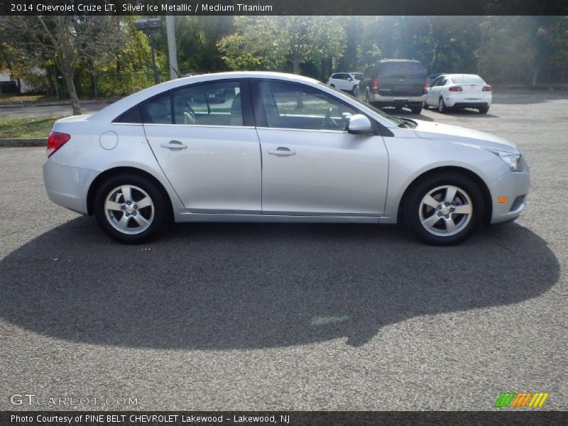Silver Ice Metallic / Medium Titanium 2014 Chevrolet Cruze LT
