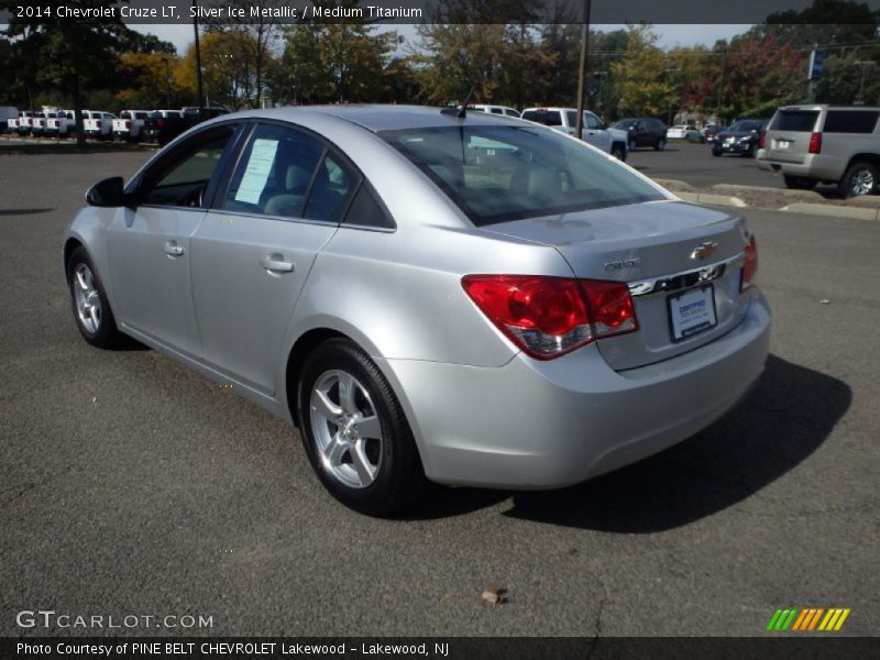 Silver Ice Metallic / Medium Titanium 2014 Chevrolet Cruze LT